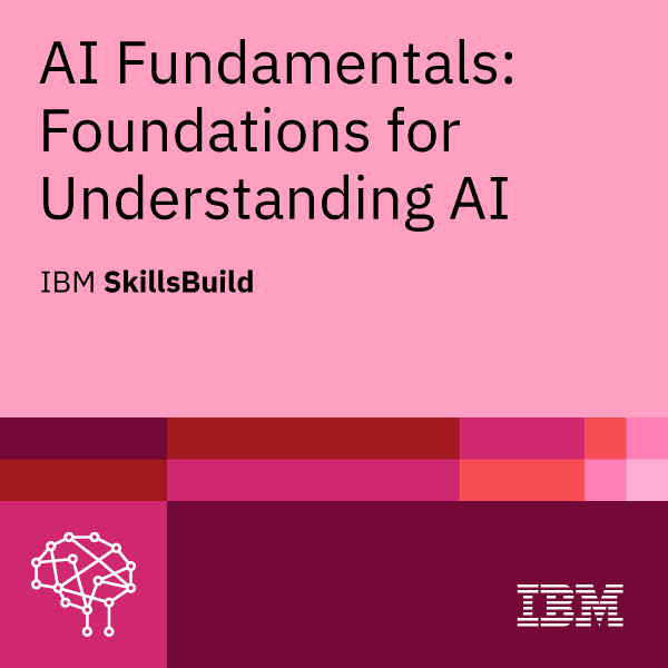 IBM SkillsBuild AI Fundamentals certificate graphic